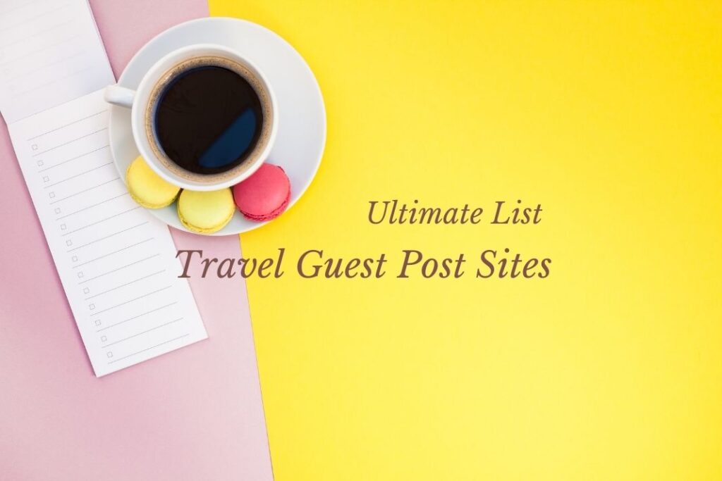 travel blogs that allow guest posts