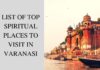 What are the Top 4 Spiritual Places to Visit in Varanasi Spiritual Places to Visit in Varanasi